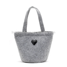 Custom soft protection felt shopping tote bag